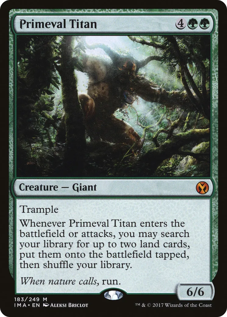 Primeval Titan — Iconic Masters — Magic: The Gathering