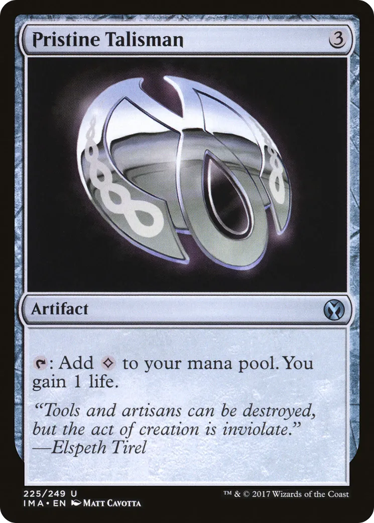 Talisman immaculé — Iconic Masters — Magic: The Gathering