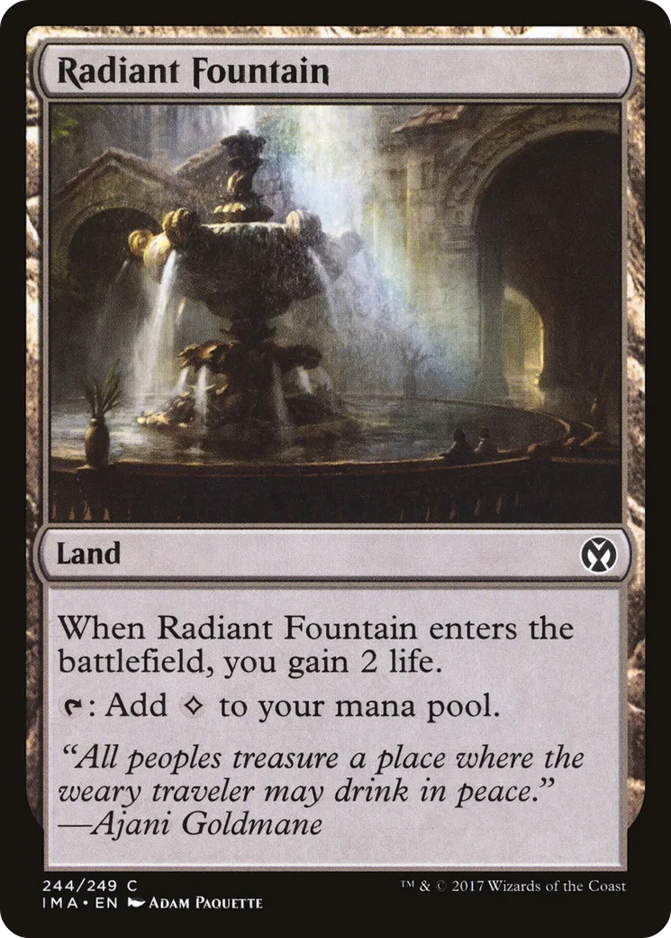 Fontaine radieuse — Iconic Masters — Magic: The Gathering