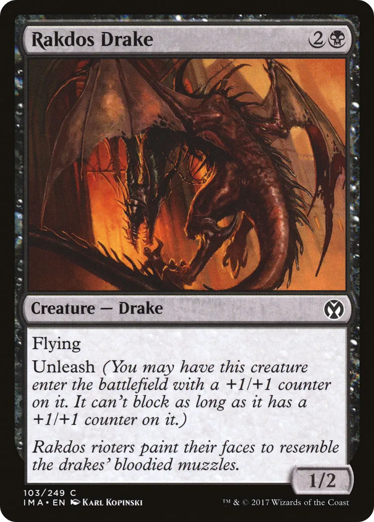 Drakôn de Rakdos — Iconic Masters — Magic: The Gathering