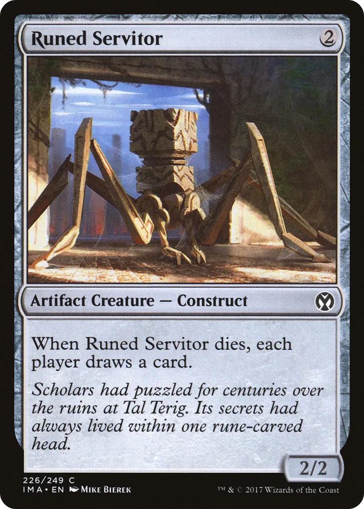 Valet serti de runes — Iconic Masters — Magic: The Gathering