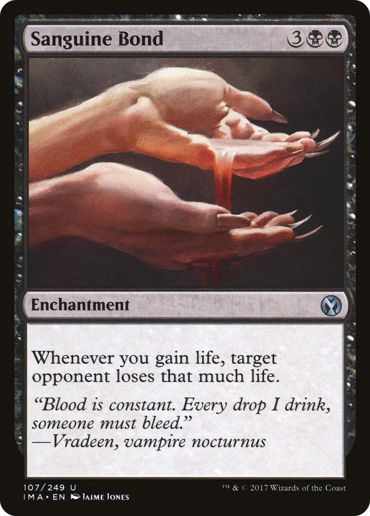 Sanguine Bond from Iconic Masters - Magic: The Gathering