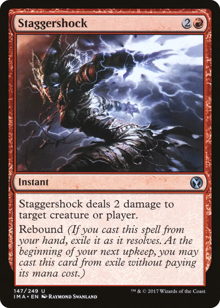 Staggershock — Iconic Masters — Magic: The Gathering