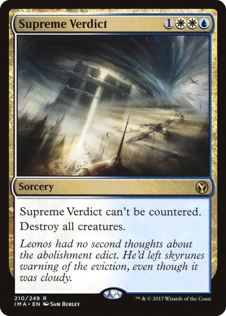 Verdict suprême — Iconic Masters — Magic: The Gathering