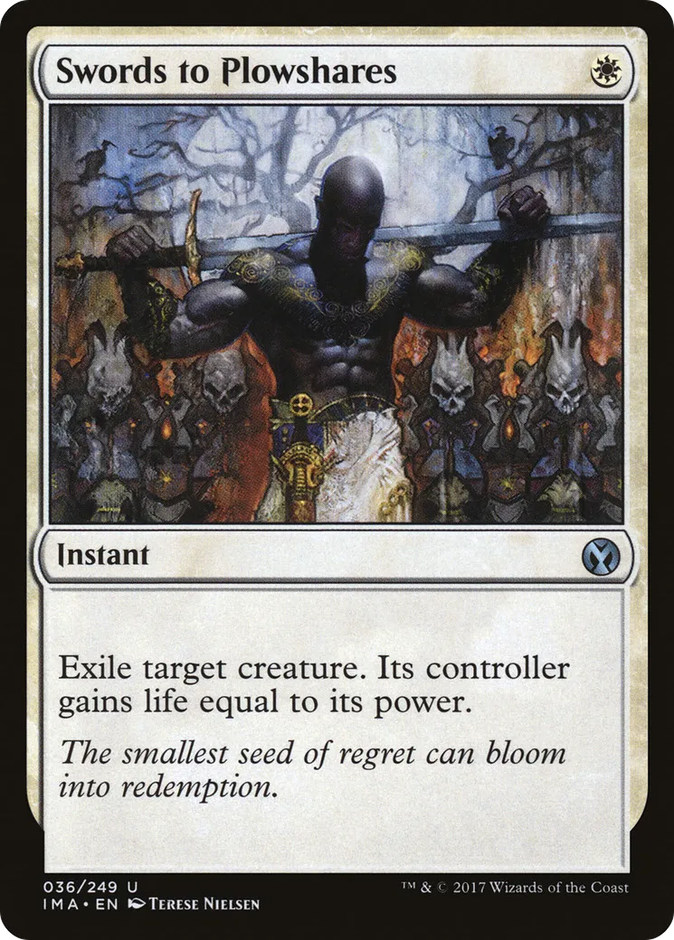 Swords to Plowshares — Iconic Masters — Magic: The Gathering