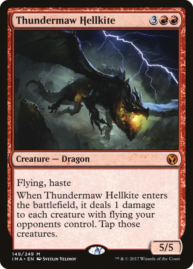 Thundermaw Hellkite — Iconic Masters — Magic: The Gathering