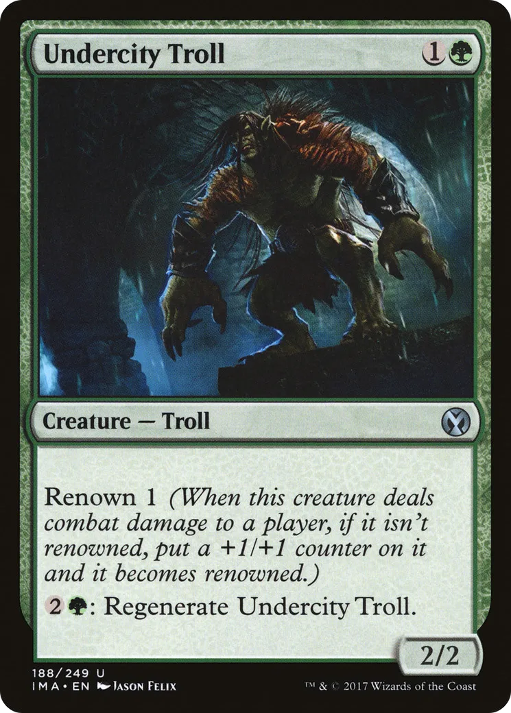 Undercity Troll — Iconic Masters — Magic: The Gathering