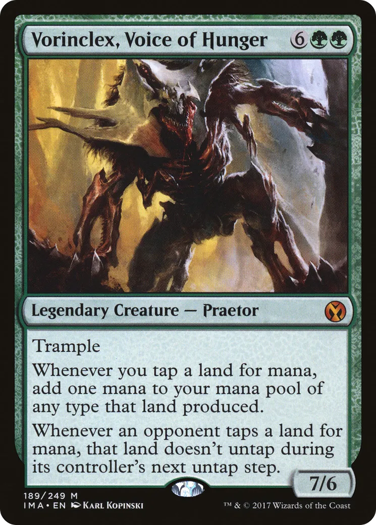 Vorinclex, Voix de la Voracité — Iconic Masters — Magic: The Gathering