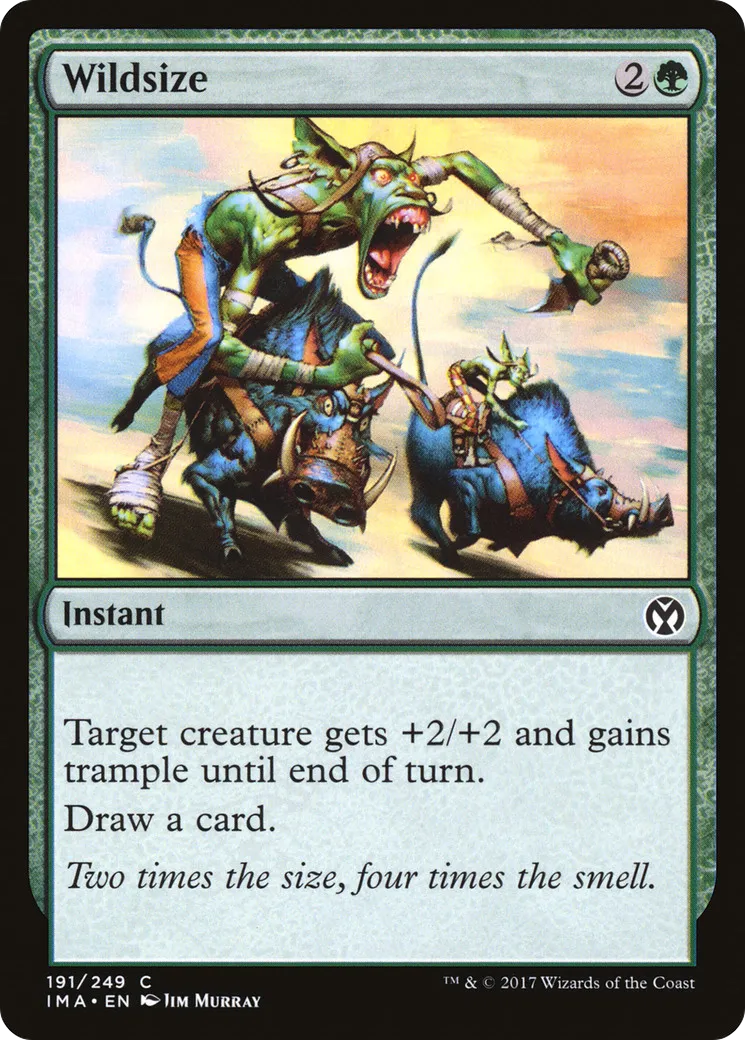 Wildsize — Iconic Masters — Magic: The Gathering