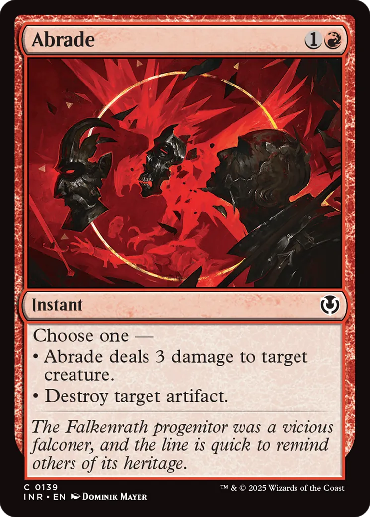 Abrade — Innistrad Remastered — Magic: The Gathering
