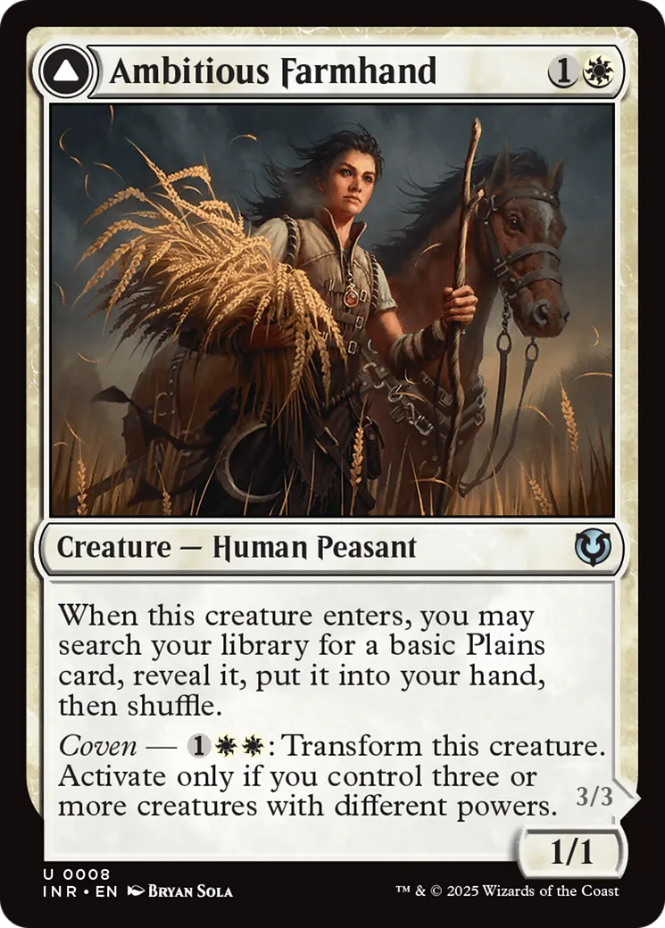 Fermière ambitieuse // Cathare aguerrie — Innistrad Remastered — Magic: The Gathering