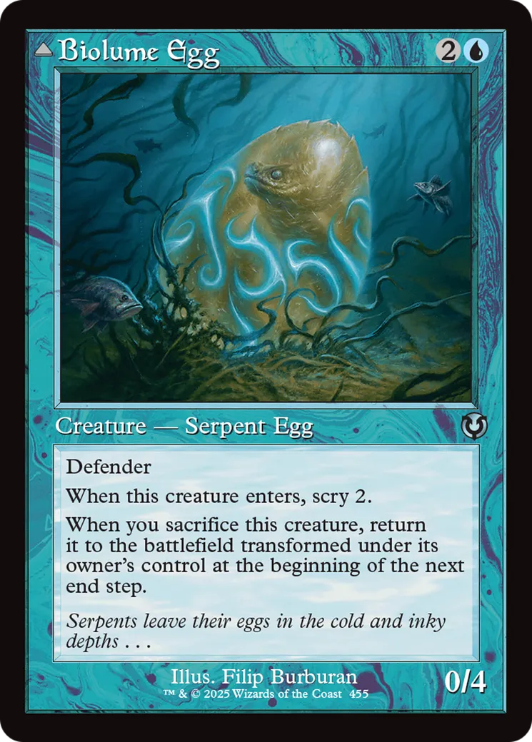 Œuf de biolume // Serpent biolume — Innistrad Remastered — Magic: The Gathering