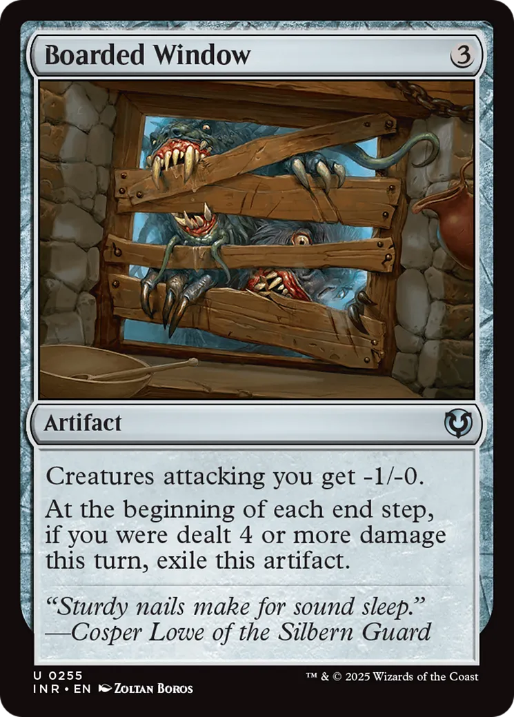 Fenêtre barricadée — Innistrad Remastered — Magic: The Gathering