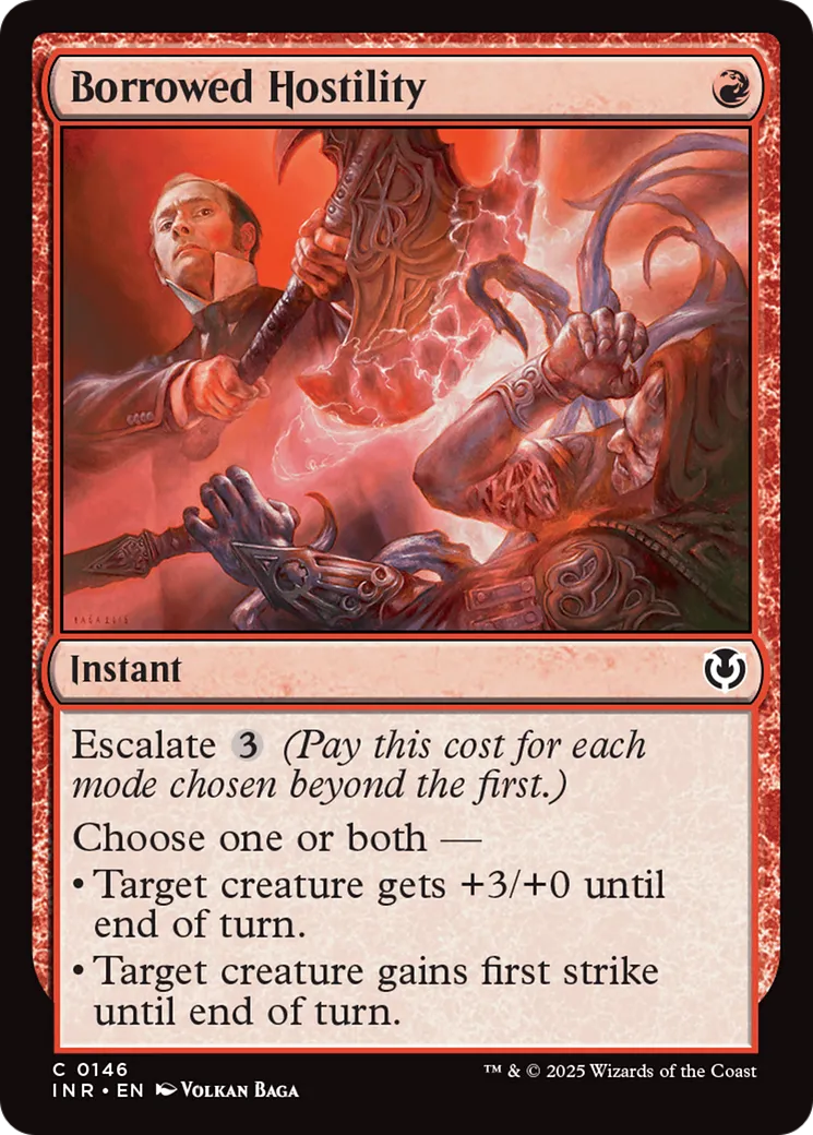 Borrowed Hostility — Innistrad Remastered — Magic: The Gathering