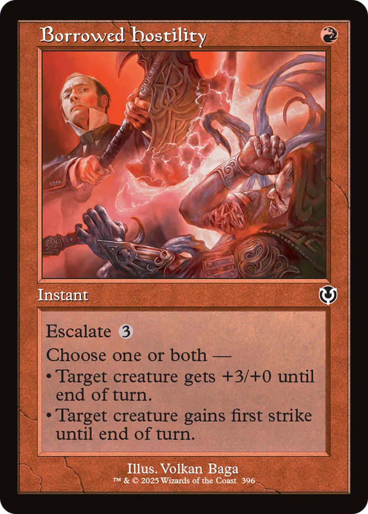 Borrowed Hostility — Innistrad Remastered — Magic: The Gathering