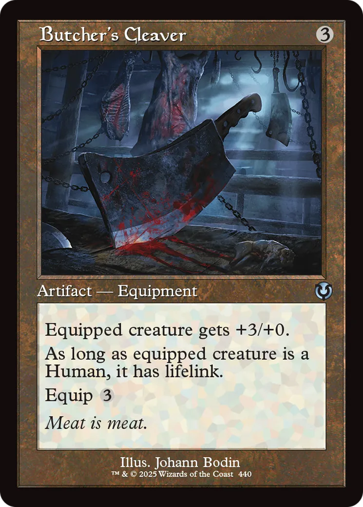 Butcher's Cleaver — Innistrad Remastered — Magic: The Gathering