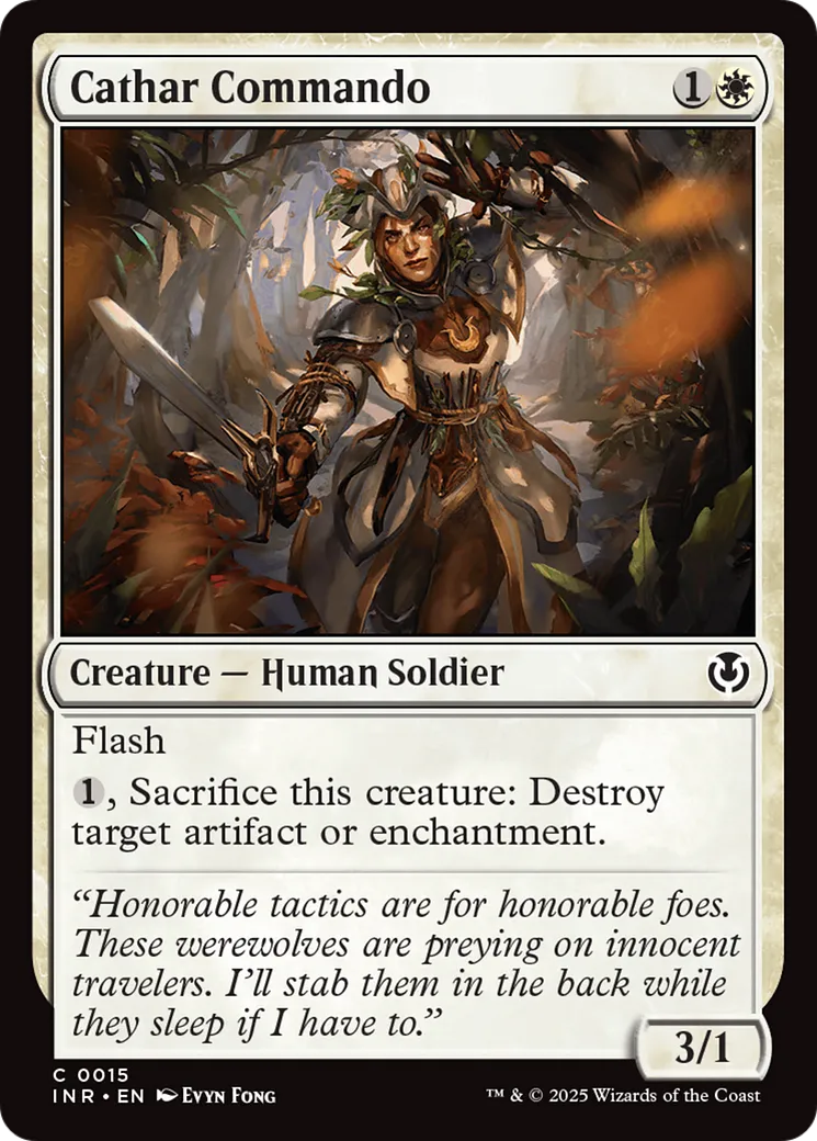 Cathar Commando — Innistrad Remastered — Magic: The Gathering