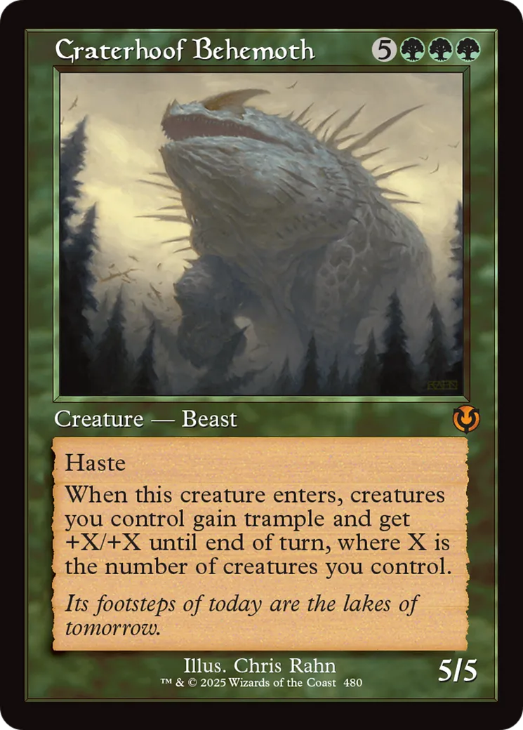 Craterhoof Behemoth — Innistrad Remastered — Magic: The Gathering