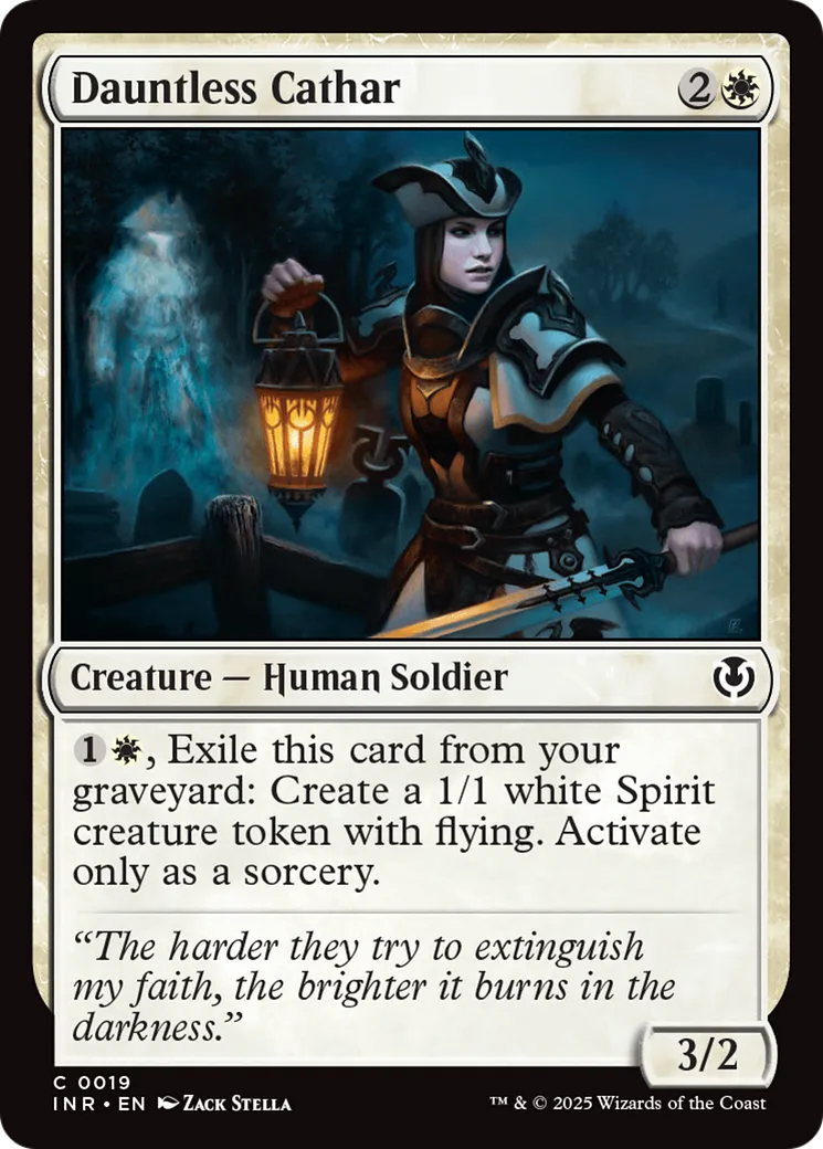 Cathare intrépide — Innistrad Remastered — Magic: The Gathering