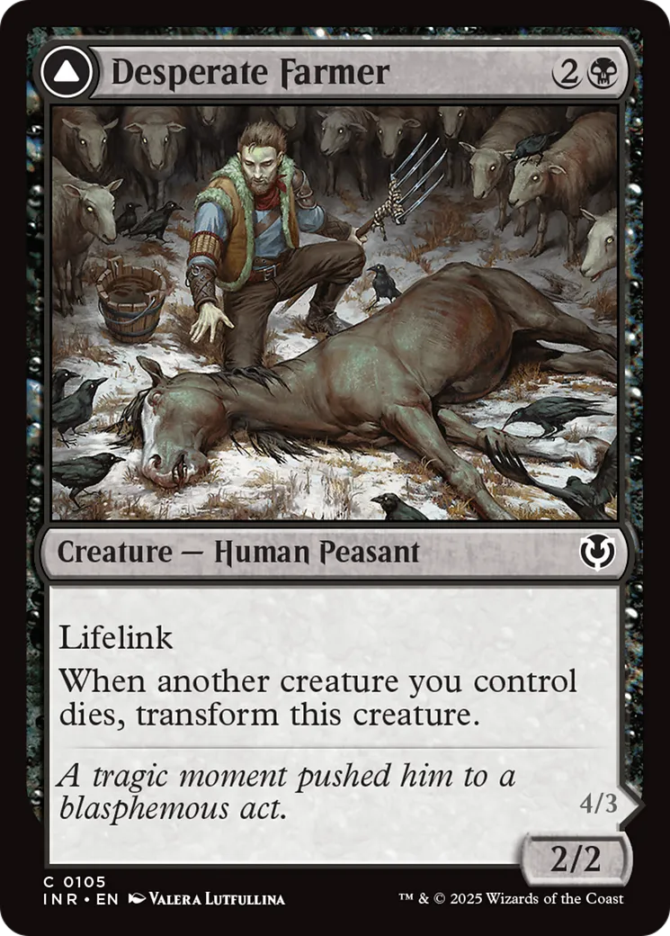 Fermier désespéré // Moissonneur dépravé — Innistrad Remastered — Magic: The Gathering
