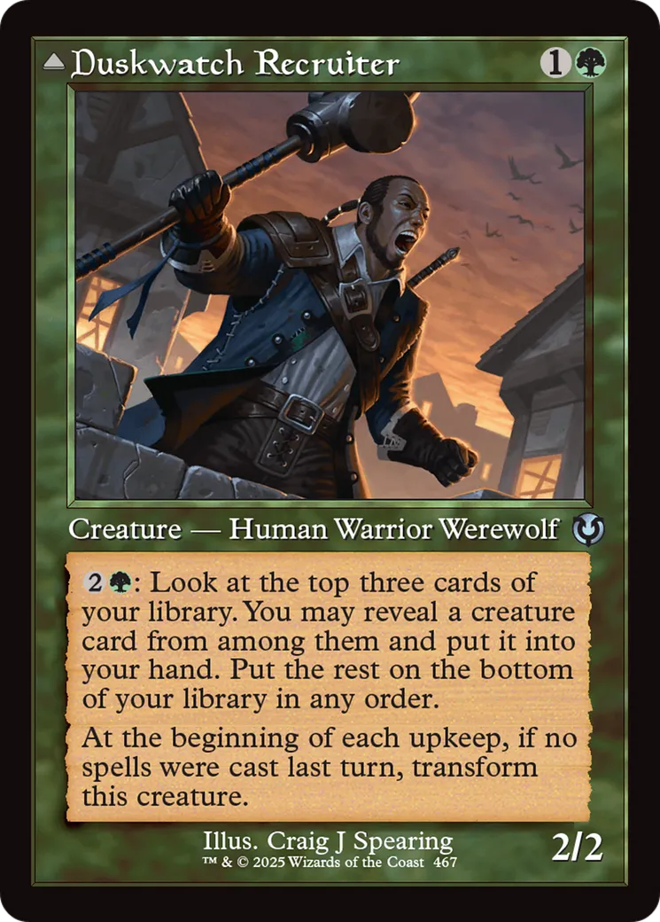 Duskwatch Recruiter // Krallenhorde Howler — Innistrad Remastered — Magic: The Gathering