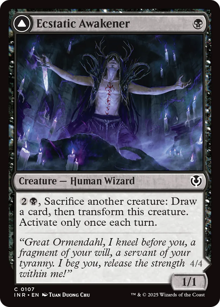 Ecstatic Awakener // Awoken Demon — Innistrad Remastered — Magic: The Gathering