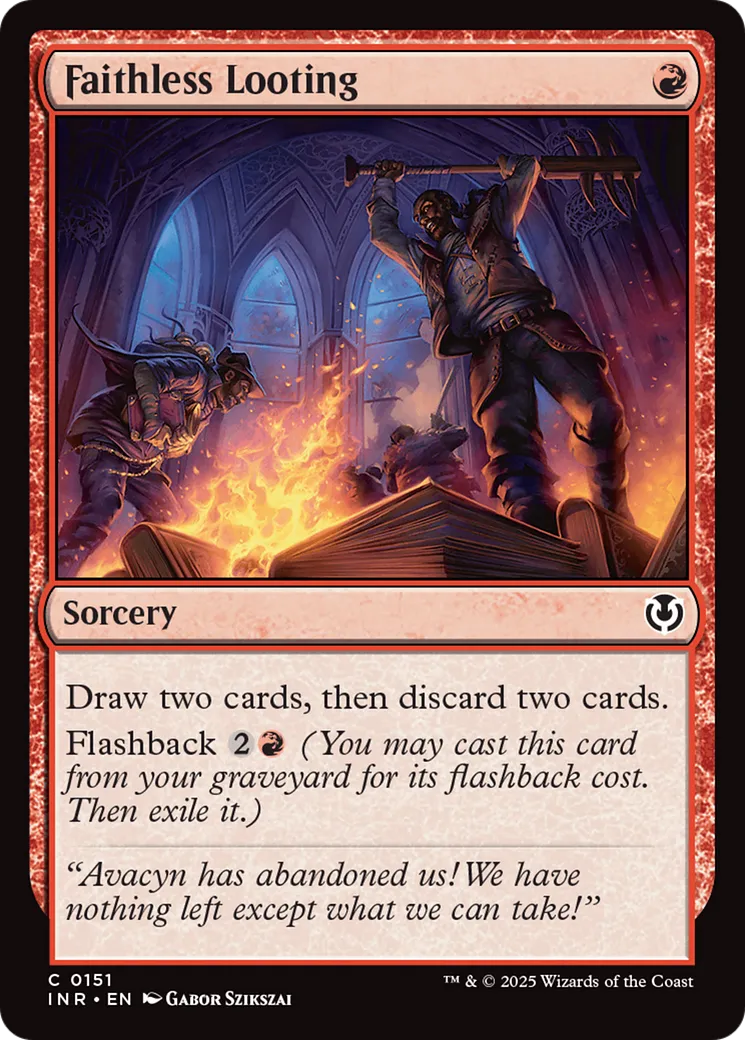 Pillage sans foi — Innistrad Remastered — Magic: The Gathering