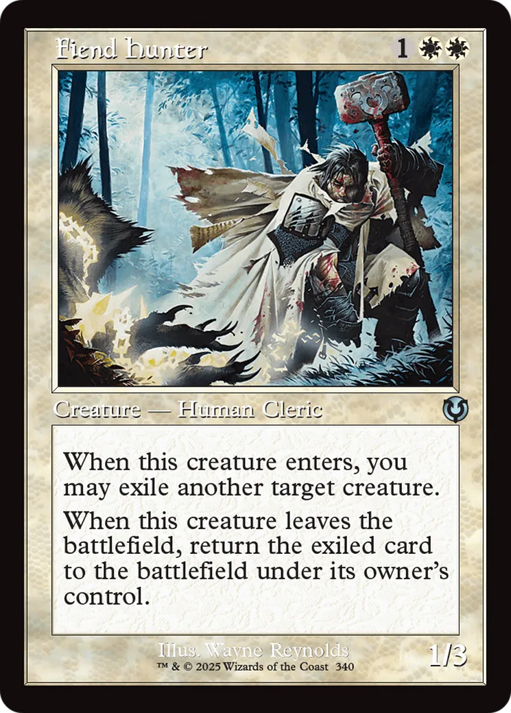 Fiend Hunter — Innistrad Remastered — Magic: The Gathering