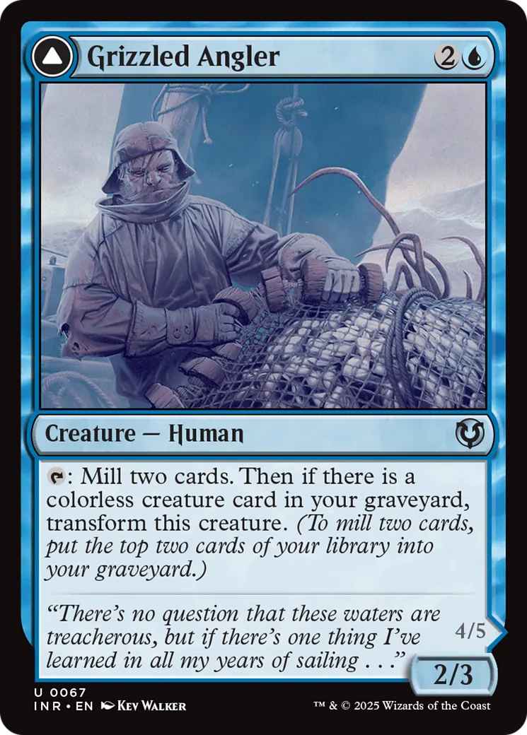 Pêcheur grison // Baudroie sinistre — Innistrad Remastered — Magic: The Gathering