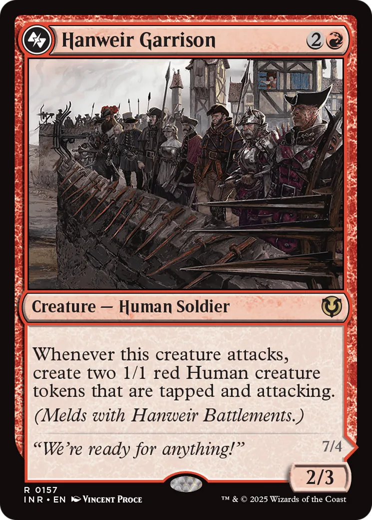Hanweir Garrison // Hanweir, the Writhing Township — Innistrad Remastered — Magic: The Gathering