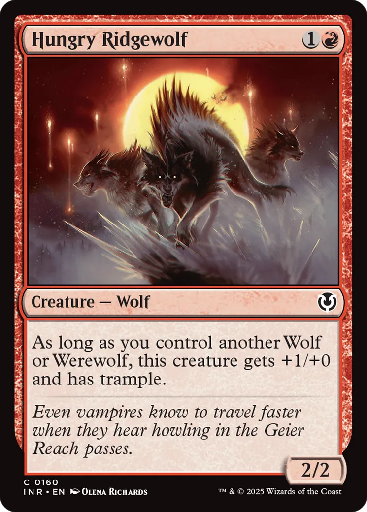 Hungry Ridgewolf — Innistrad Remastered — Magic: The Gathering
