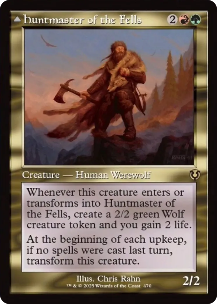 Maître-chasseur de la lande // Ravageur de la lande — Innistrad Remastered — Magic: The Gathering