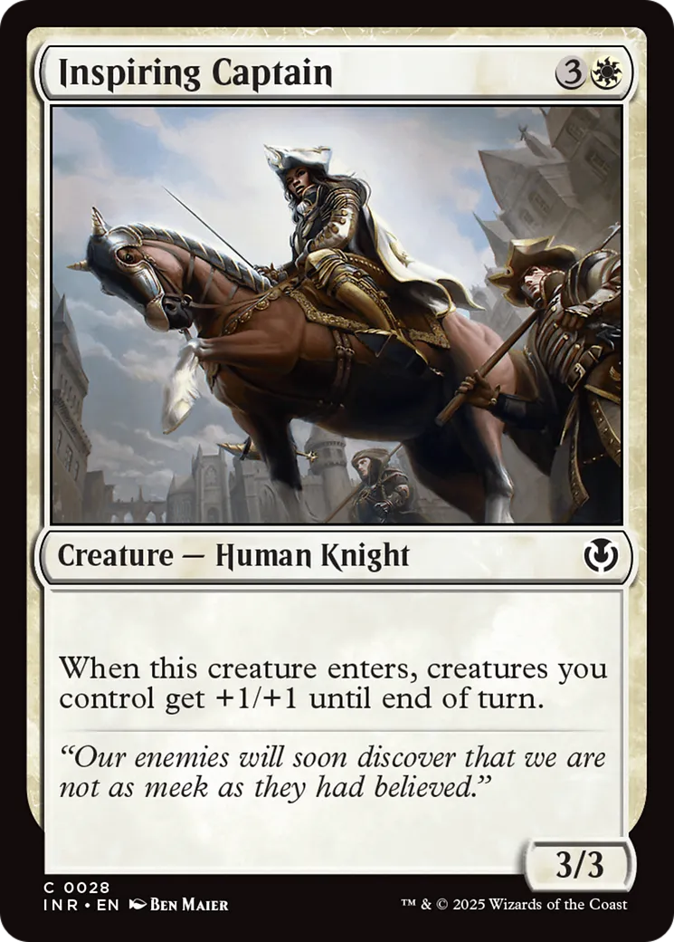 Inspiring Captain — Innistrad Remastered — Magic: The Gathering