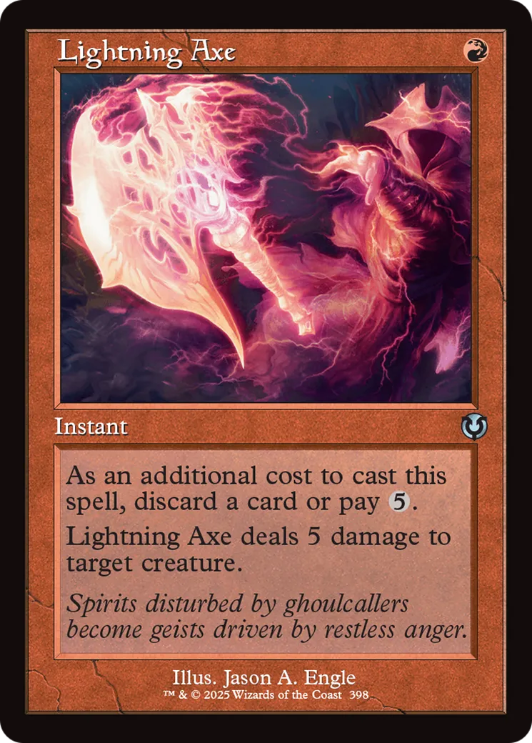 Lightning Axe — Innistrad Remastered — Magic: The Gathering