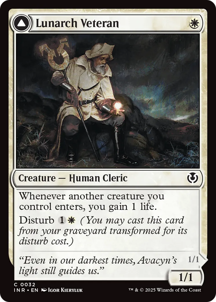 Lunarch Veteran // Luminous Phantom — Innistrad Remastered — Magic: The Gathering
