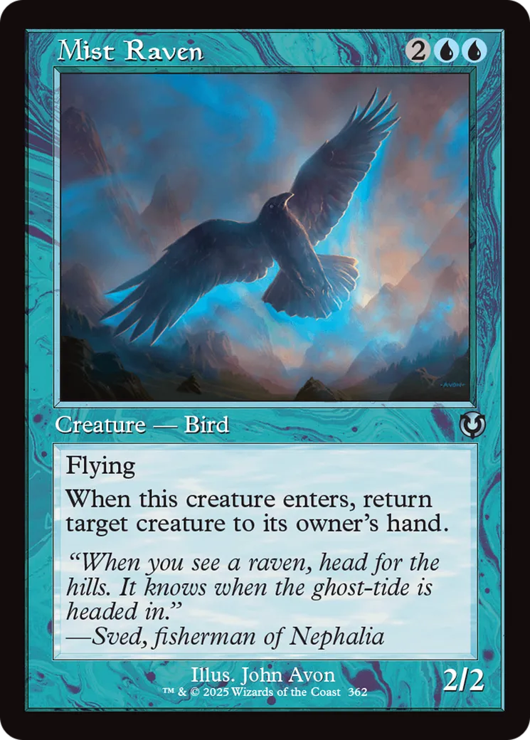 Mist Raven — Innistrad Remastered — Magic: The Gathering