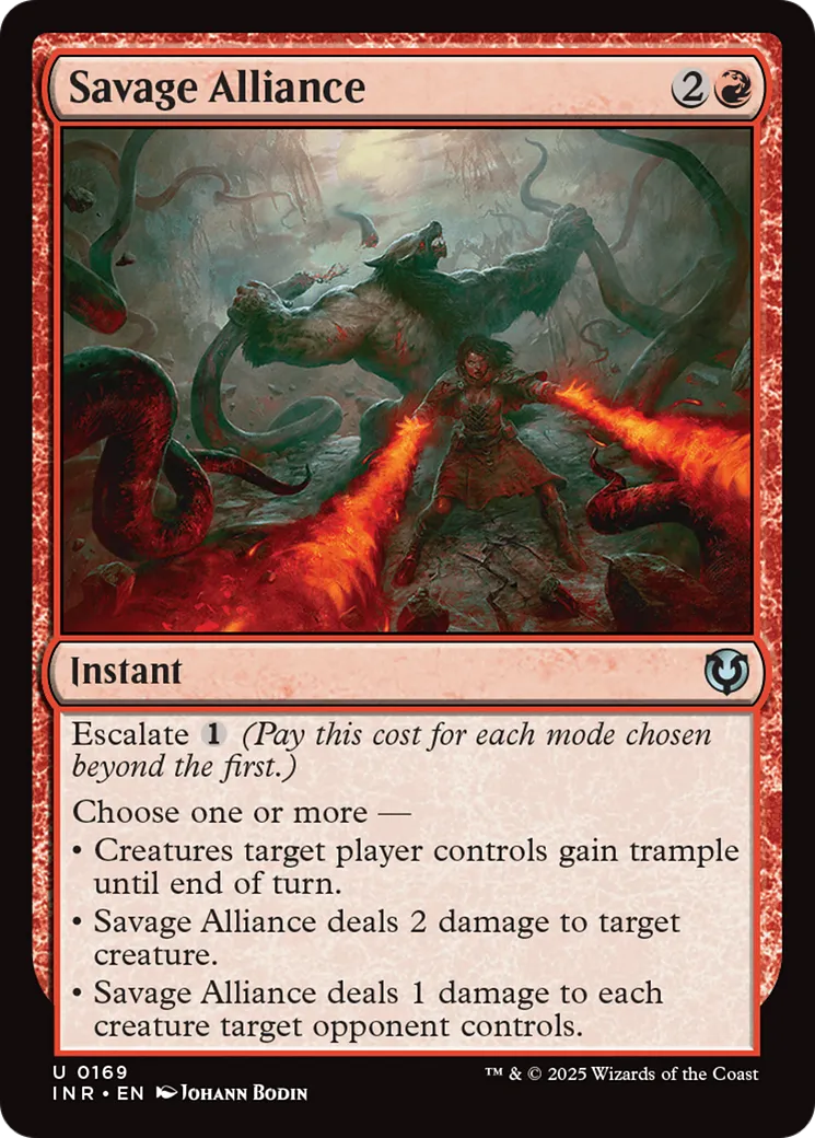 Savage Alliance — Innistrad Remastered — Magic: The Gathering