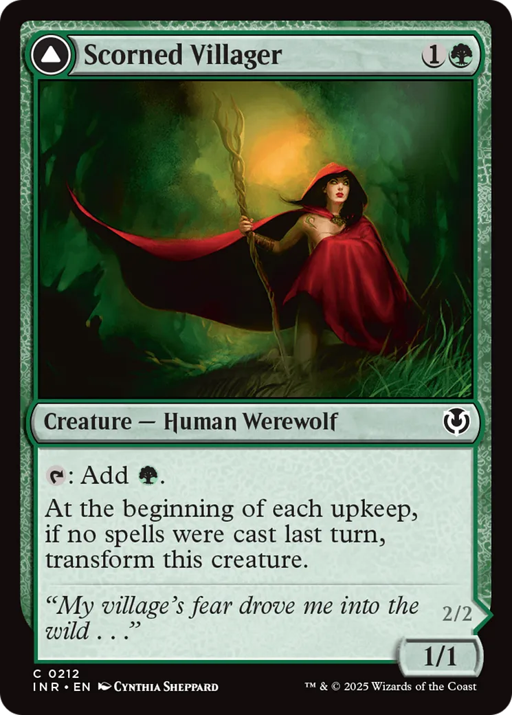 Scorned Villager // Moonscarred Werewolf — Innistrad Remastered — Magic: The Gathering