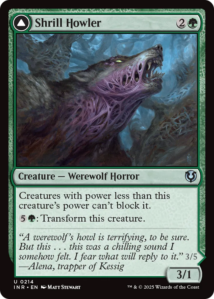 Shrill Howler // Howling Chorus — Innistrad Remastered — Magic: The Gathering