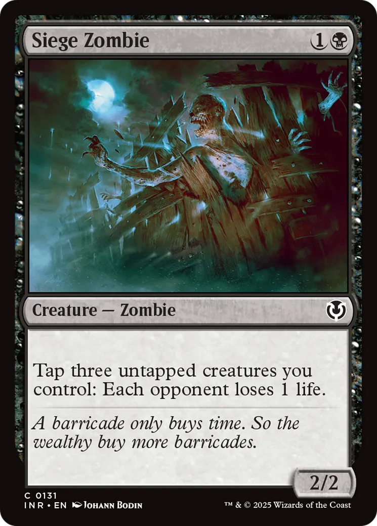 Zombie de siège — Innistrad Remastered — Magic: The Gathering
