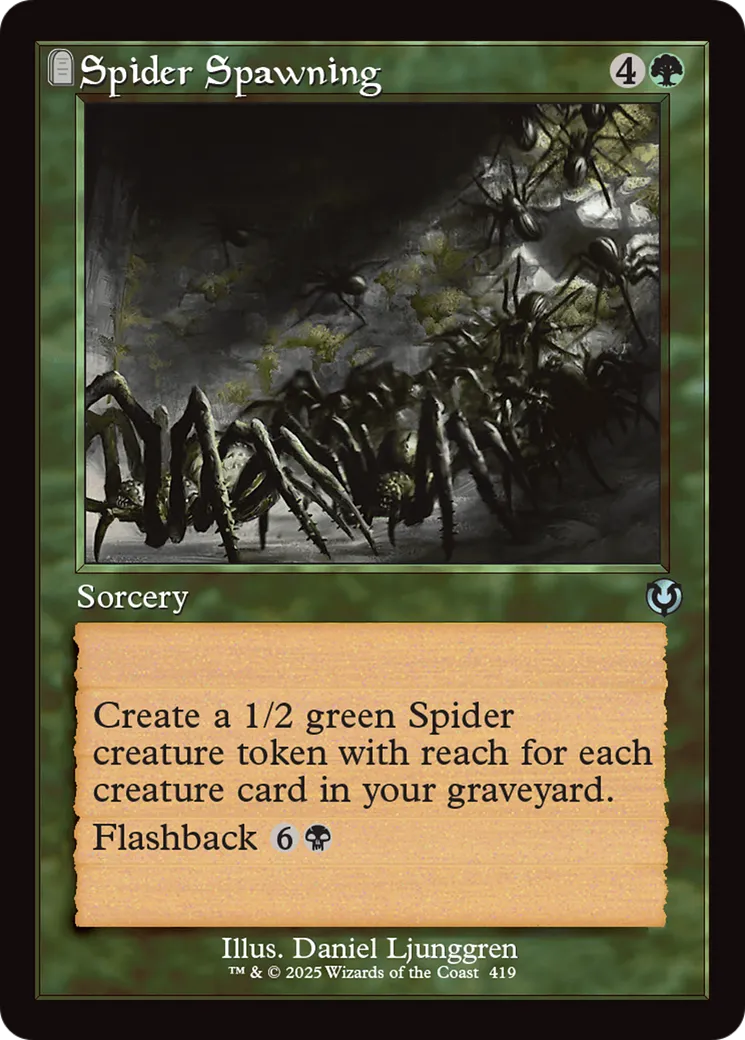 Spider Spawning — Innistrad Remastered — Magic: The Gathering