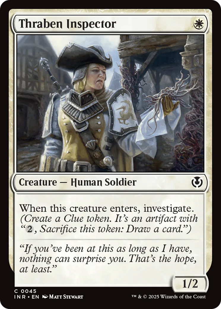 Inspectrice de Thraben — Innistrad Remastered — Magic: The Gathering