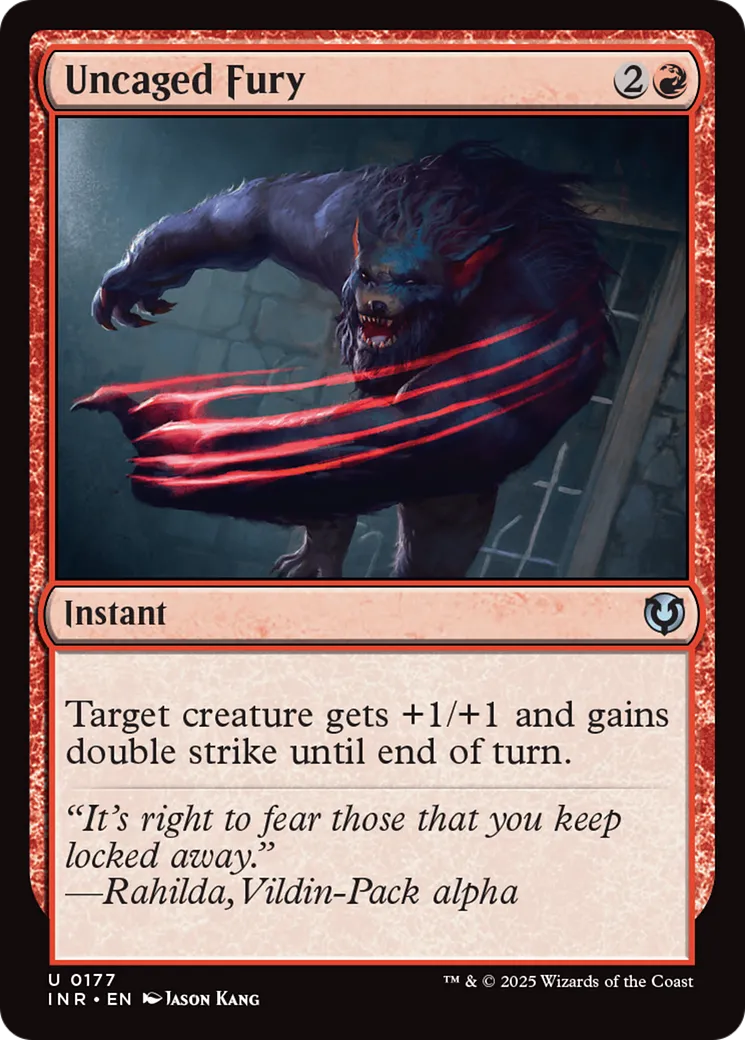 Uncaged Fury — Innistrad Remastered — Magic: The Gathering