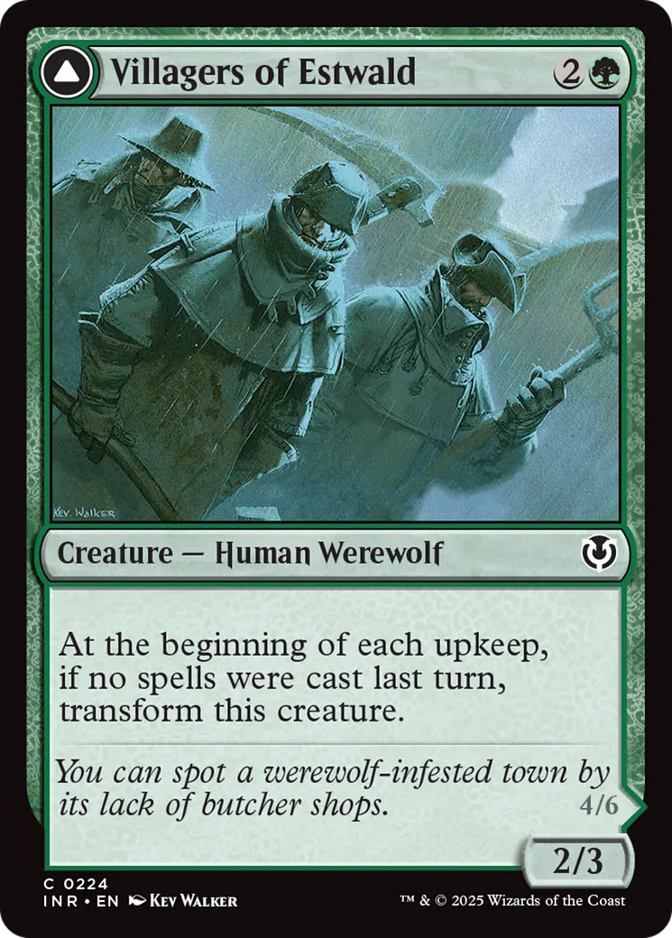 Villageois d'Estwald // Hurlemeute d'Estwald — Innistrad Remastered — Magic: The Gathering