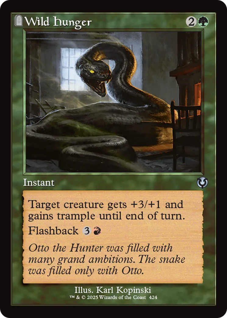 Wild Hunger — Innistrad Remastered — Magic: The Gathering