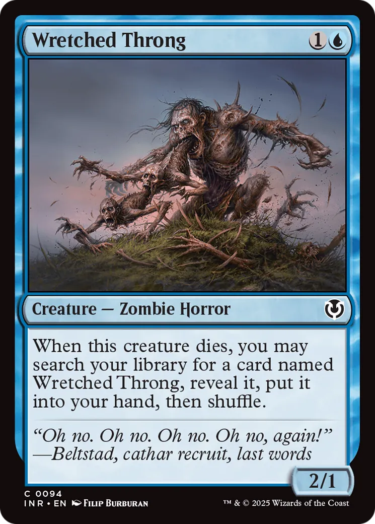 Cohue misérable — Innistrad Remastered — Magic: The Gathering