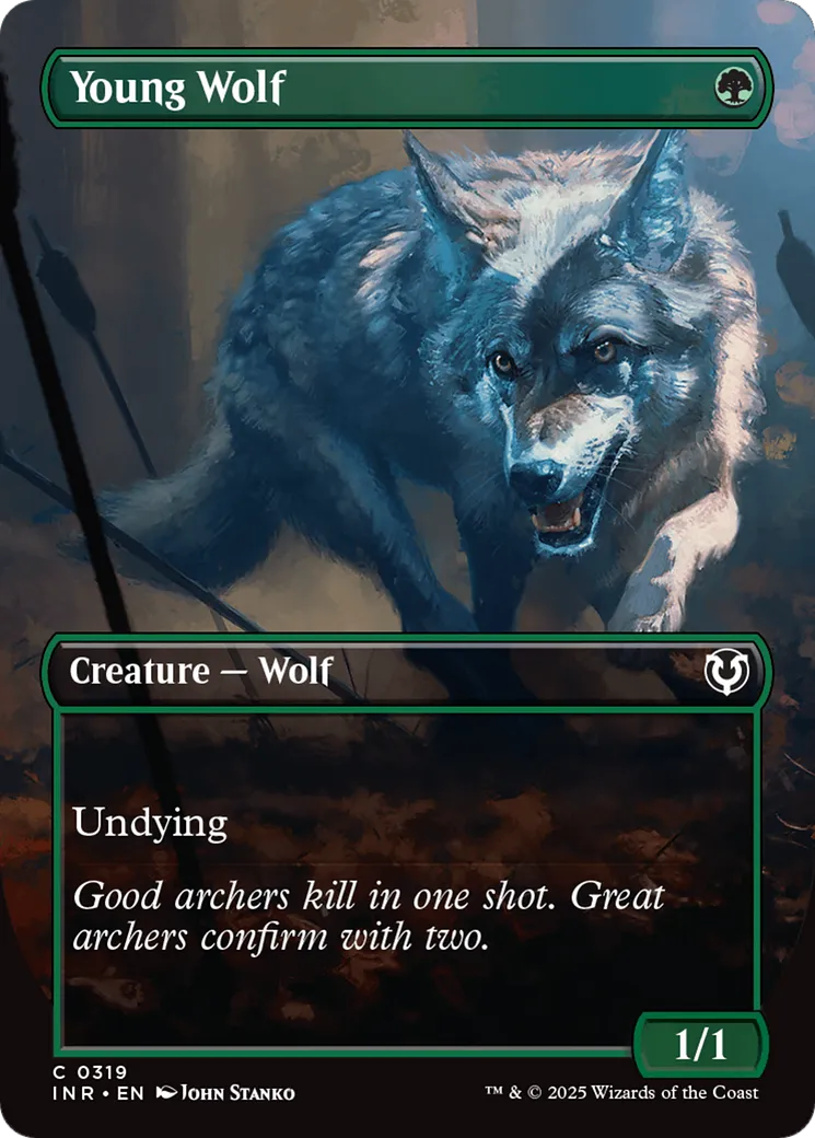 Young Wolf — Innistrad Remastered — Magic: The Gathering