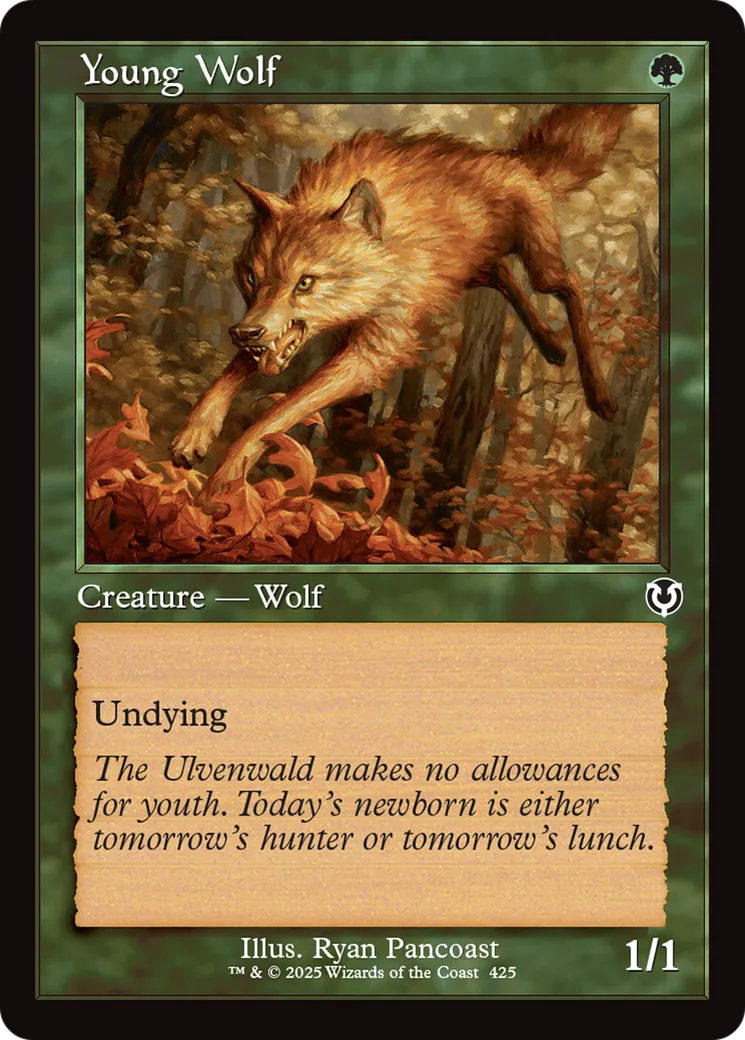 Young Wolf — Innistrad Remastered — Magic: The Gathering
