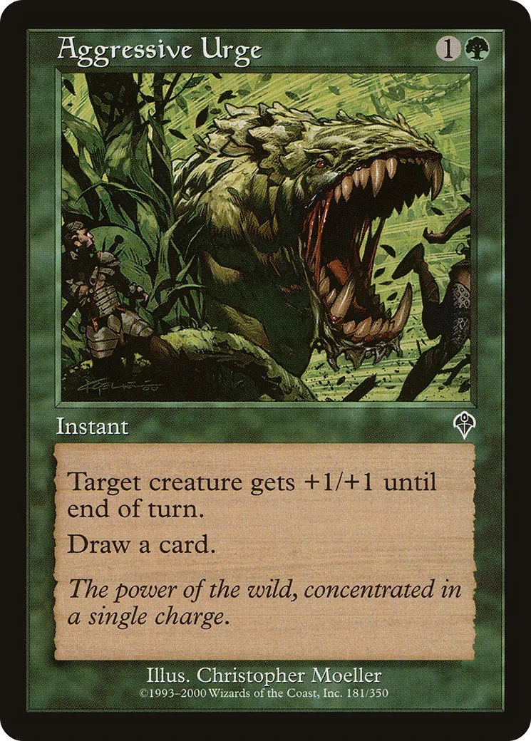 Aggressive Urge — Invasion — Magic: The Gathering
