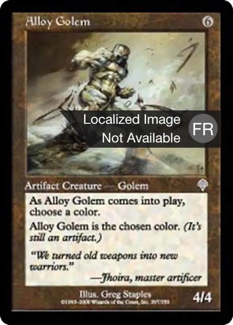 Golem d'alliage — Invasion — Magic: The Gathering